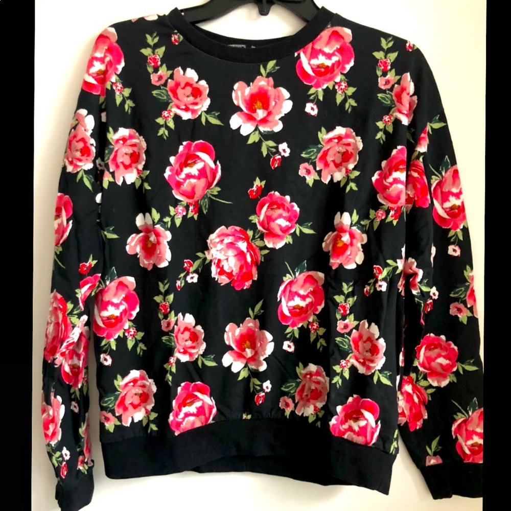 Floral sweater